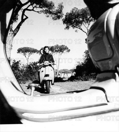 photo publicitaire lambretta, années 1960