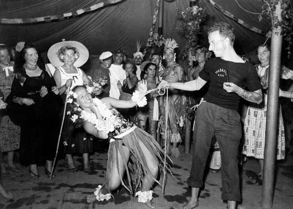 italie, ischia, camping, 1949