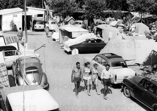 camping ligure, 1964