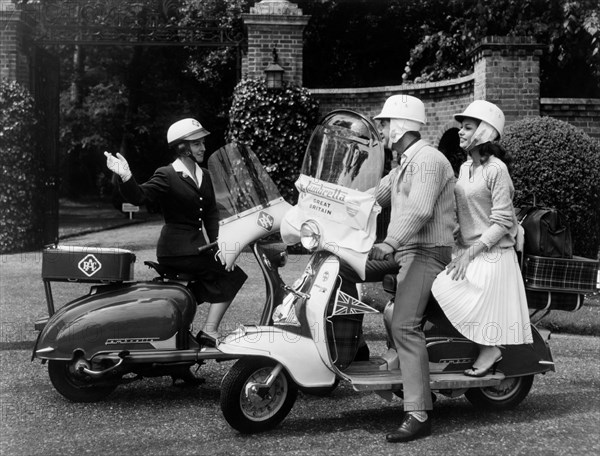 rallye international lambretta, bruxelles, 1960