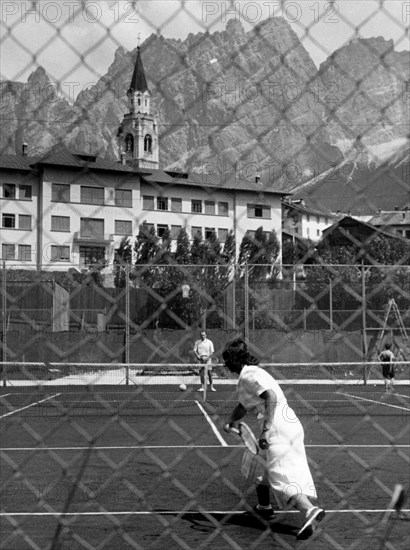 cortina d'ampezzo, un match simple, 1951