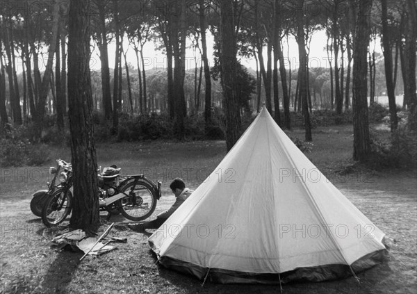 camping, 1952 1953