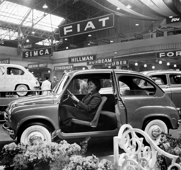 fiat 600 salon international de l'automobile de genève, 1955