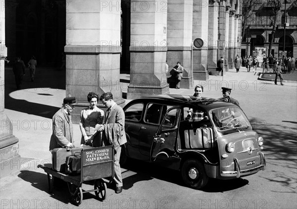 fiat 600 taxi, 1956