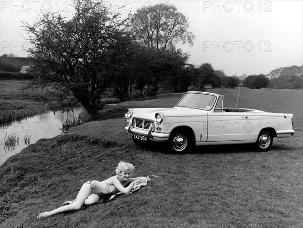 triumph herald convertible, 1959