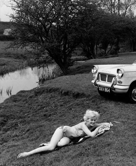 triumph herald convertible, 1959