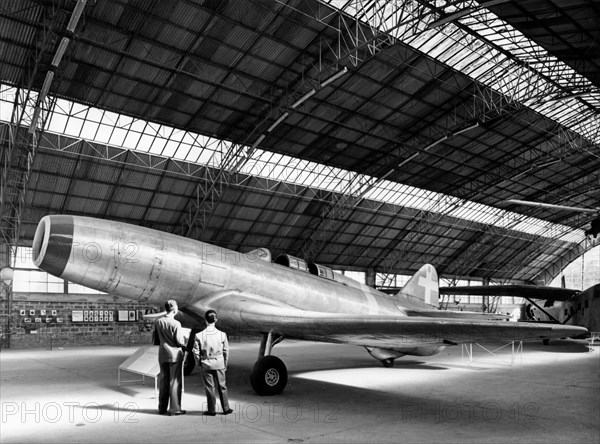 campini-caproni premier avion à réaction, 1954