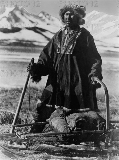 Kamchatka sled driver. 1920-30