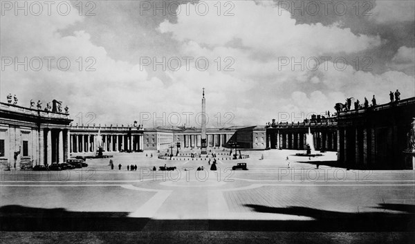 Piazza rusticucci. Rome. 1920