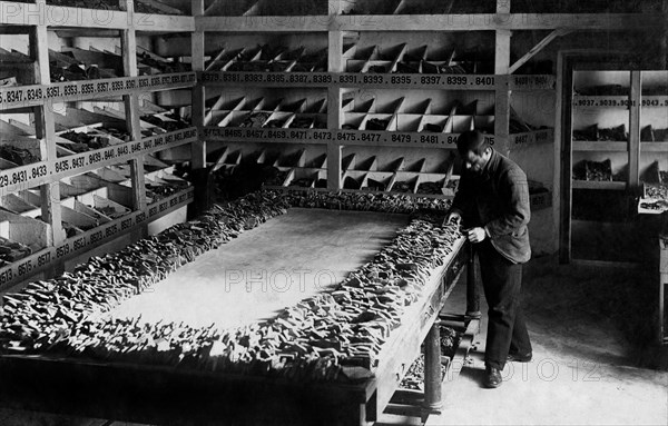 Artistic workers in Vatican City. 1910