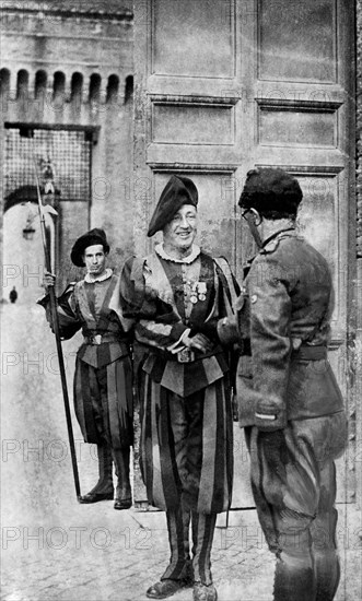 Swiss guards. 1920