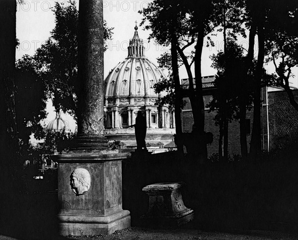 Vatican gardens. 1930