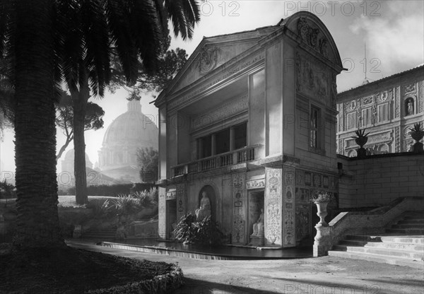 Casina of pious IV. Vatican gardens. 1930