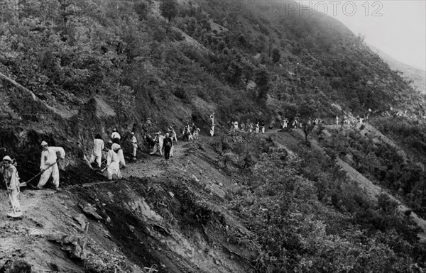 Road scutari - puca - kukes. 1940