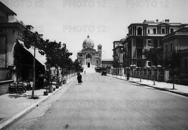 Lazio. viale marina. ostia. 1920-30