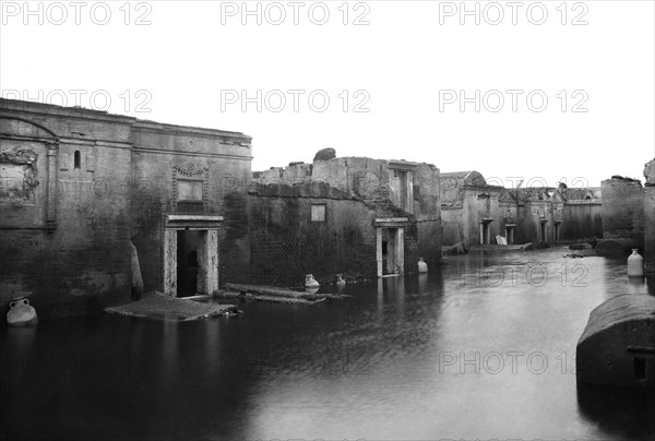 Lazio. burial ground at Ostia Antica. 1930