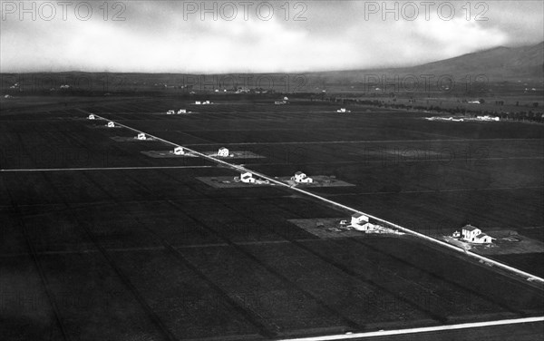 Lazio. agricultural village in the Pontine marshes. 1920-30