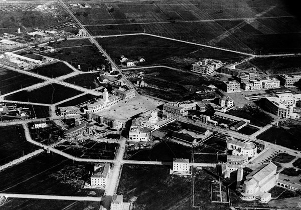 Lazio. Littoria seen from above. 1920-30