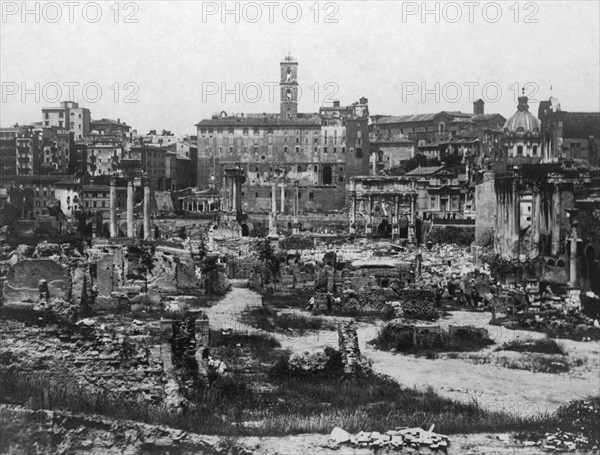 Rome. Roman forum. 1916
