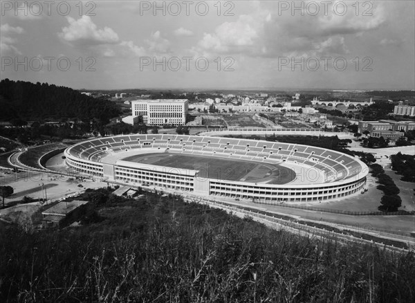 Rome. Olympic stadium. 1957