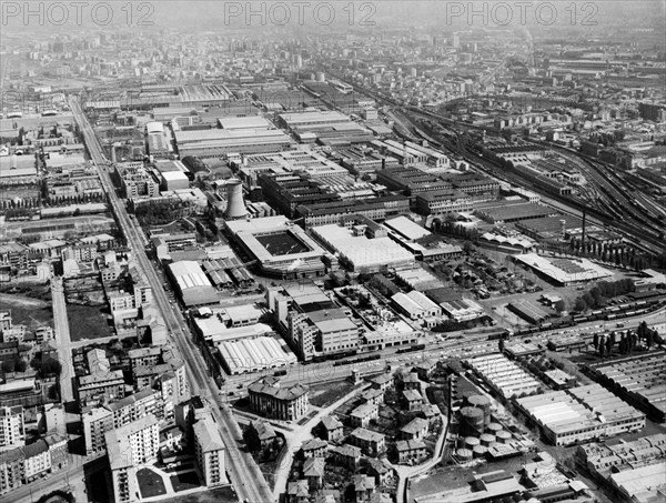 Pirelli factories. bicocca. milano. 1971