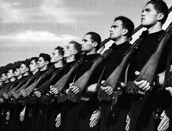 Italy. Rome. academics awaiting command. 1939