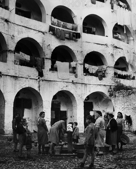 Italy. Lazio. the Formia amphitheater. 1955