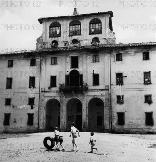 Italy. Lazio. Villa Rufinella. Frascati. 1956