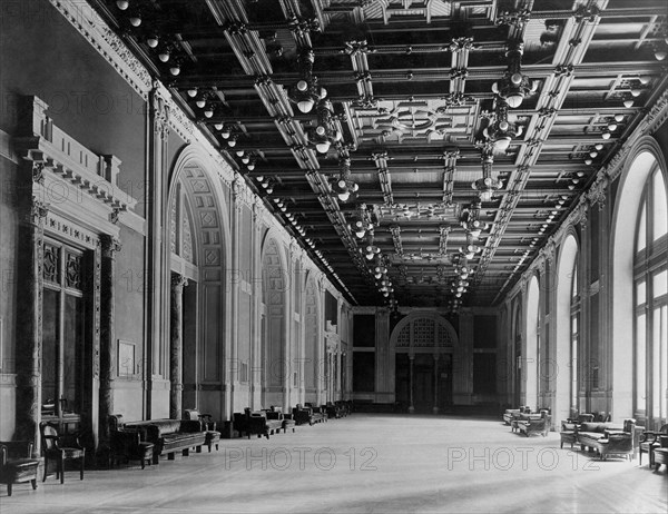 Italy. Lazio. Rome. corridor of Montecitorio. 1920