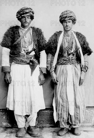 Turkey. inhabitants of the Mardin region. 1900