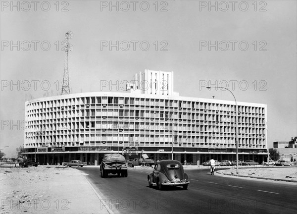Asia. kuwait. al kuwait. a modern building. 1960