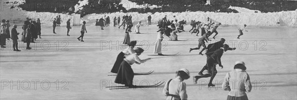 Switzerland. Saint Moritz. Gimkhana. 1911