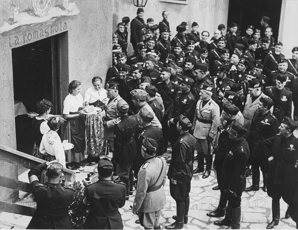 Italy. Emilia Romagna. Benito Mussolini