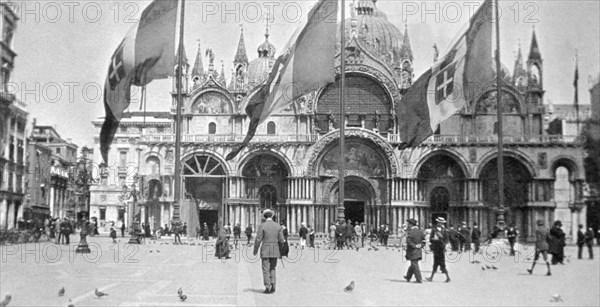 Italy. Venice. St Mark's Square. St Mark's Basilica