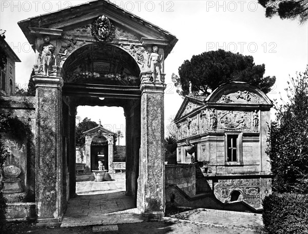 Casina Di Pio Iv. Vatican Gardens. 1930