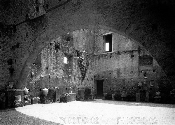 Rome. Cecilia Metella's Mausoleum. 1930