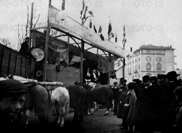 Expo 1906. Milan. Equestrian Circus At The Fair
