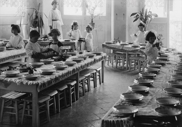 Montessori Kindergarten. Naples 1920-30