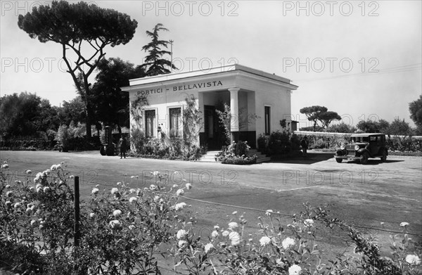 Italy. Campania. Motorway Toll Booth. Napoli Pompei Highway. 1913