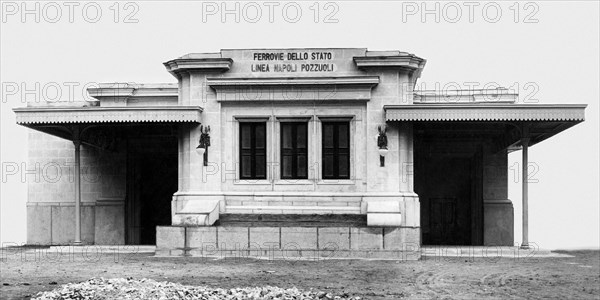 Montesanto Station. Cumana Railway Station. Naples. Campania. Italy 1910-20