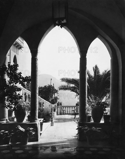 Italy. Campania. Ravello. Palumbo Hotel. 1930