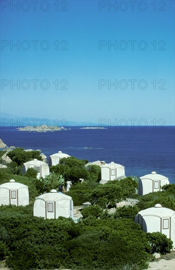 Italy. Sardegna. La Maddalena. Bungalow. 60's