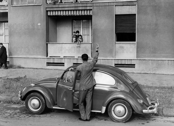 Woman Greeting The Husband. 1963