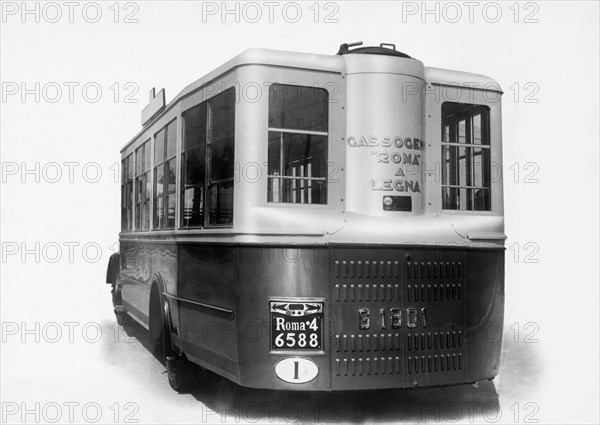 Bus With Gas-producer. 1935