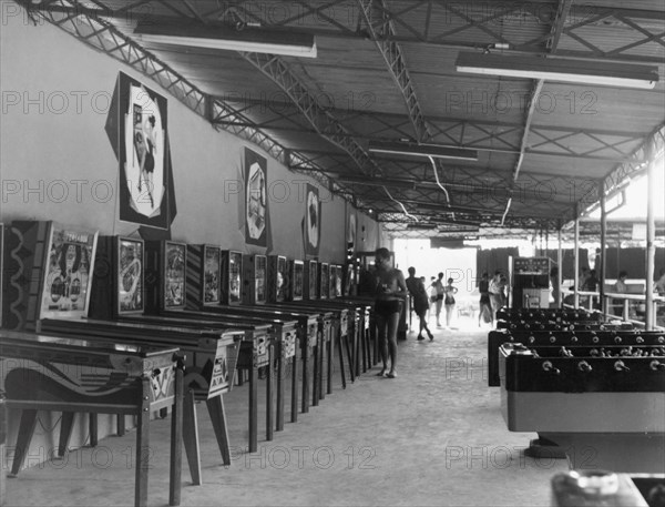 Camping. Amusement Arcade. 1957