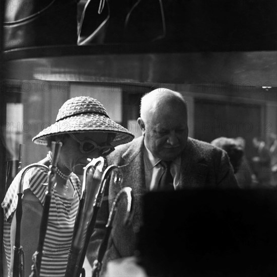 Shopping In Florence. Tuscany. 1955