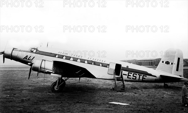 Three-engined Monoplane. Avio Linee Italiane. Italy 1940