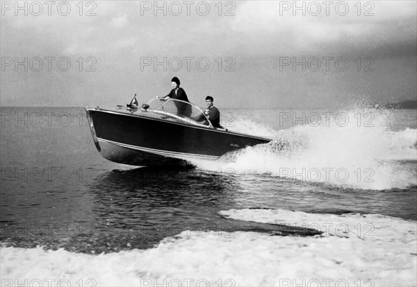 Bermuda Inboard Motorboat Of The Posillipo Shipyards. 1961