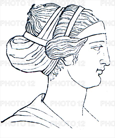 Women's haircut, Ancient Greece.