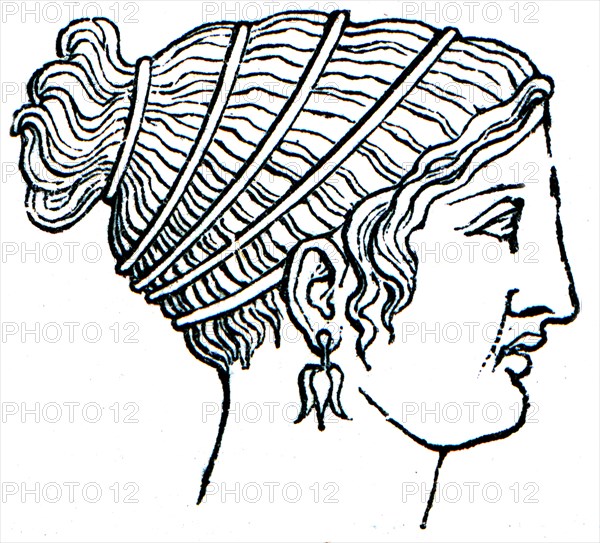 Women's haircut, Ancient Greece.